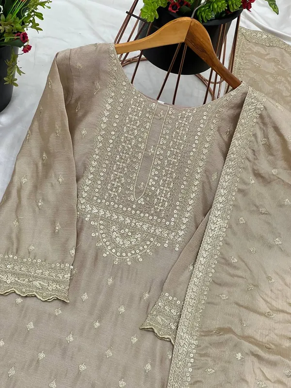 Golden_Beige_Premium_Chinon_Silk_Sharara_Set_With_Dupatta_For_Women