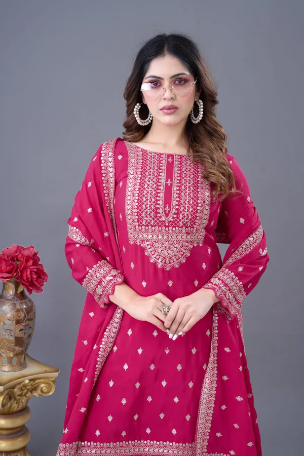 Rani_Pink_Premium_Chinon_Silk_Sharara_Set_With_Dupatta_For_Women