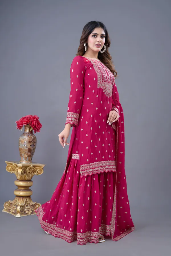 Rani_Pink_Premium_Chinon_Silk_Sharara_Set_With_Dupatta_For_Women