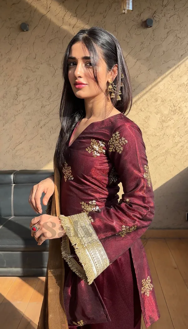 Maroon_Premium_Natural_Crepe_Silk_Kurta_Palazzo_&_Dupatta_For_Women