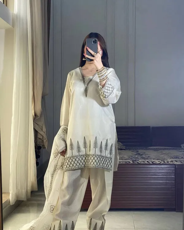 Off_White_Designer_Natural_Crap_Embroidered_Kurta_Palazzo_Set_With_Dupatta_For_Women