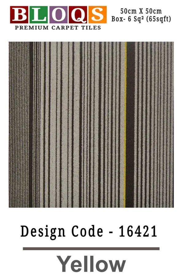 Yellow_Polypropylene_Yarn_And_Backed_With_Bitumen_Felt_Carpet_Tiles_24Pcs__Box