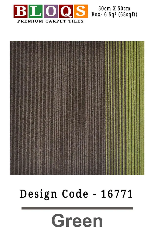 Green_Polypropylene_Yarn_And_Backed_With_Bitumen_Felt_Carpet_Tiles_24Pcs__Box
