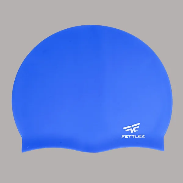 Blue_Polyester_Premium_Silicone_Swim_Junior_Cap_Waterproof,_Anti-Slip_&_Comfortable_Fit_For_Kids