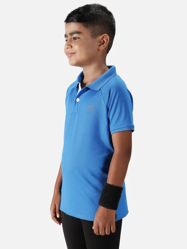 Aqua_Blue_Polyester_Classic_Polo_T_Shirt_For_Boy'S