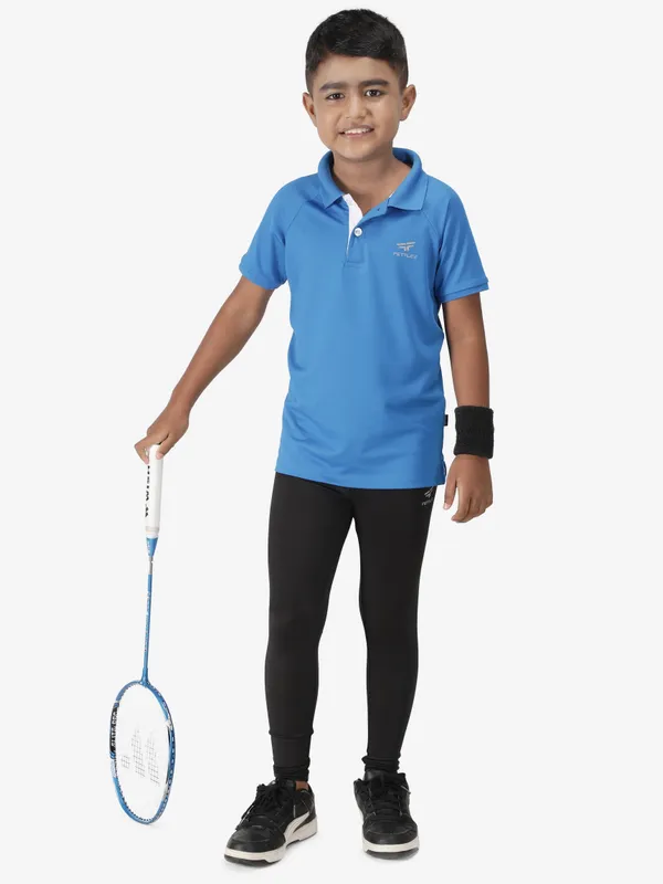 Aqua_Blue_Polyester_Classic_Polo_T_Shirt_For_Boy'S
