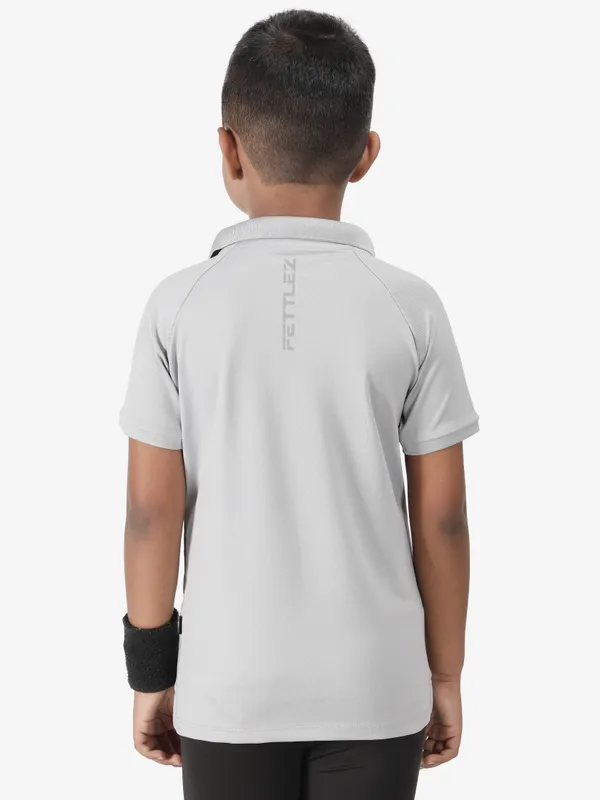 Light_Grey_Polyester_Classic_Polo_T_Shirt_For_Boy'S