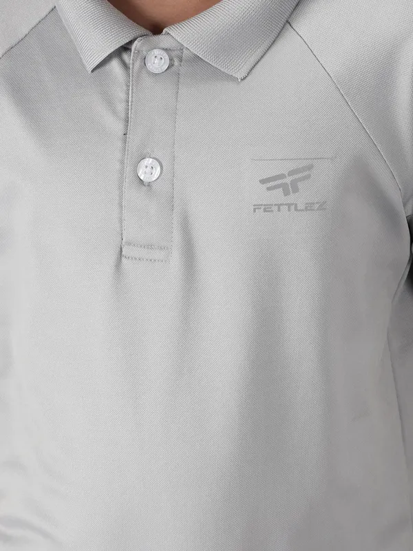 Light_Grey_Polyester_Classic_Polo_T_Shirt_For_Boy'S