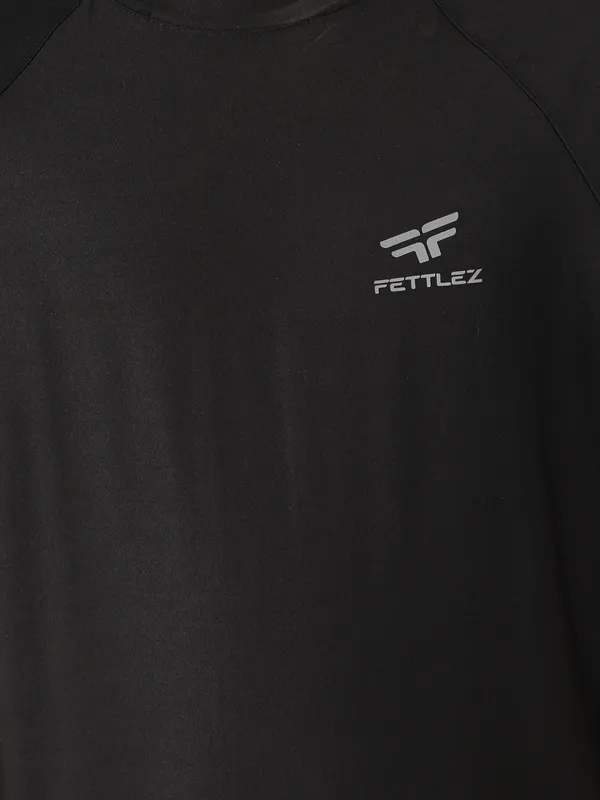 Black_Polyester_Sleeve_Razor_T_Shirt_For_Boy'S