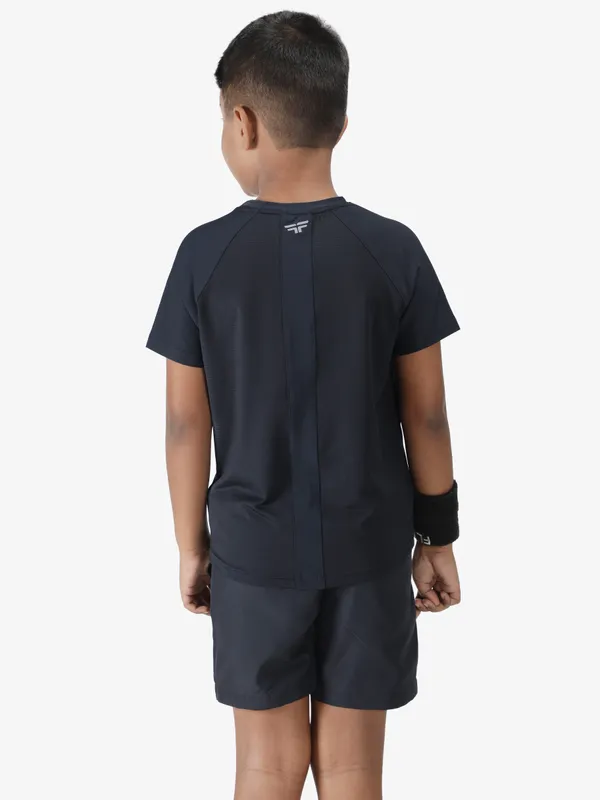 Navy_Polyester_Sleeve_Razor_T_Shirt_For_Boy'S