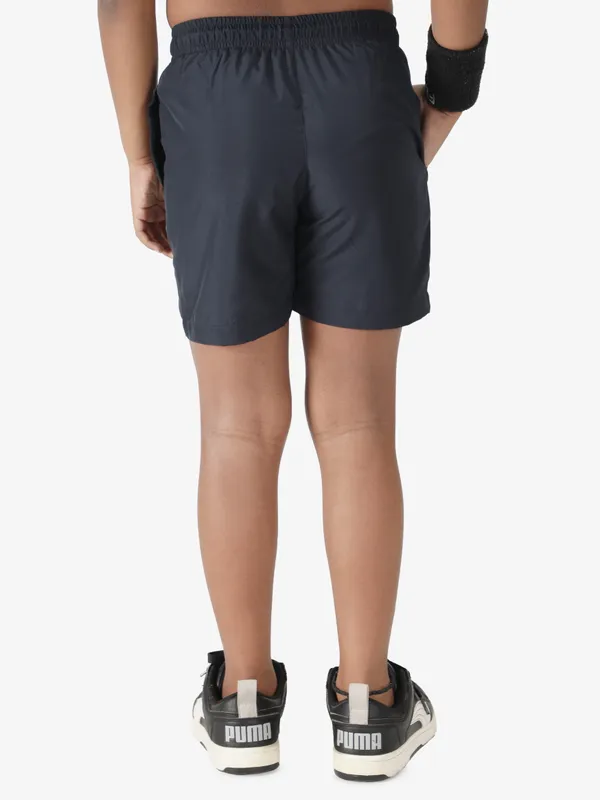 Navy_Polyester_Training_Short_For_Boy'S