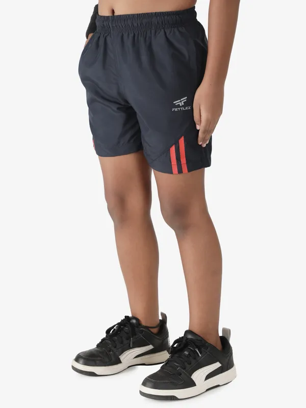 Navy_Polyester_Training_Short_For_Boy'S