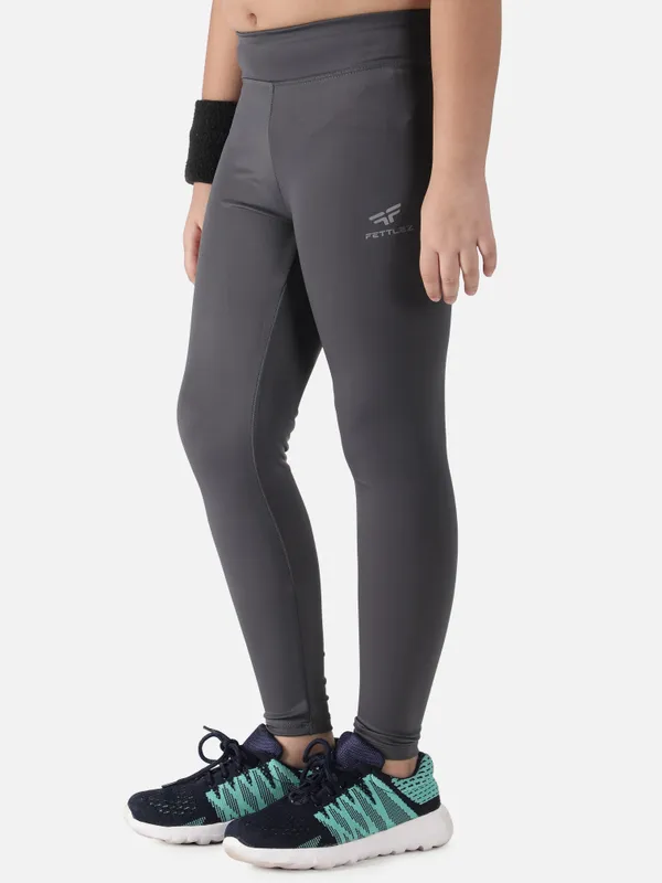 Dark_Grey_Polyester_Hera_High-Waisted_Leggings_For_Girls