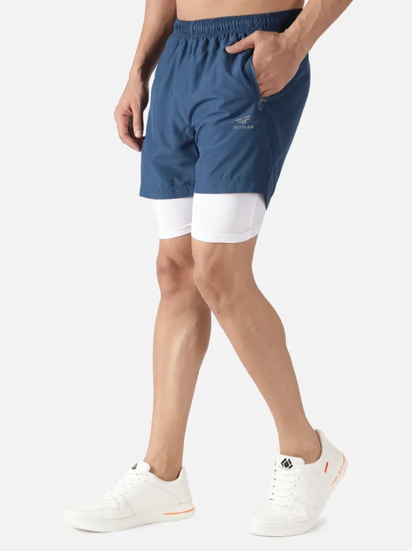 Royal_Blue_Polyester_Double_Layer_Running_Saga_2In1_Shorts_For_Men