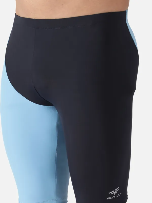 Dark_Navy/Aqua_Blue_Polyester_Fusion_Swim_Jammer_Swim_Jammer_For_Men