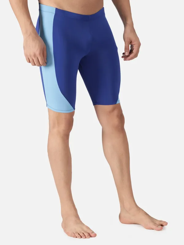 Royal/Aqua_Blue_Polyester_Kontrast_Swim_Jammer_Swim_Jammer_For_Men