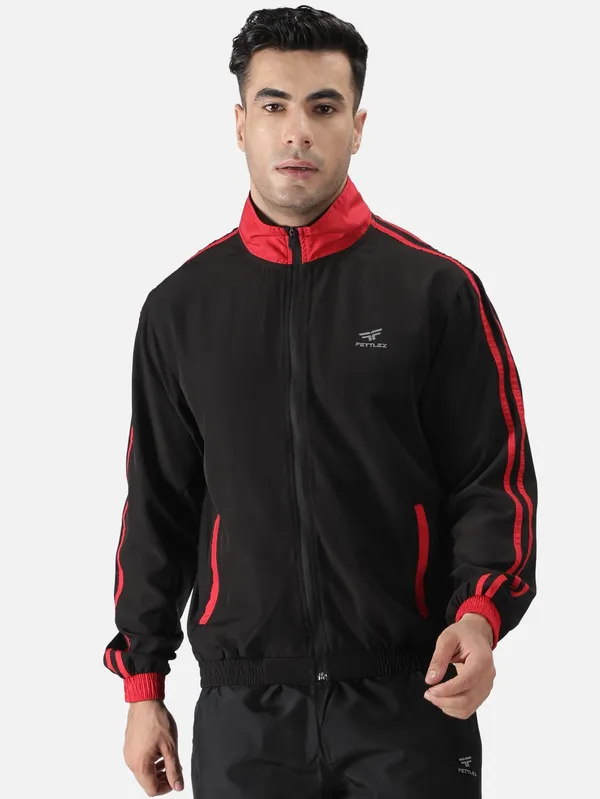 Red_&_Black_Polyester_Running_Lite_Jacket_Tracksuit_For_Men
