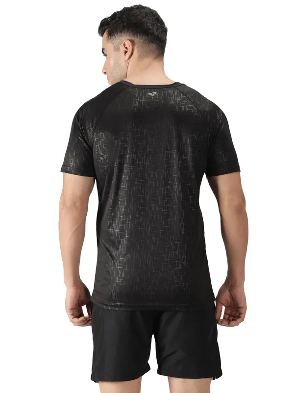 Black_Polyester_Sleeve_Matrix_T-Shirt_For_Men