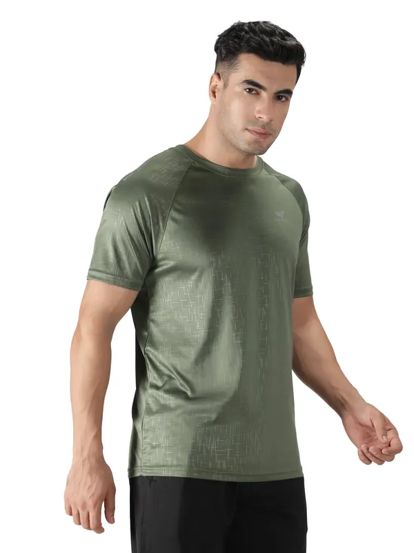 Grape_Green_Polyester_Sleeve_Matrix_T-Shirt_For_Men