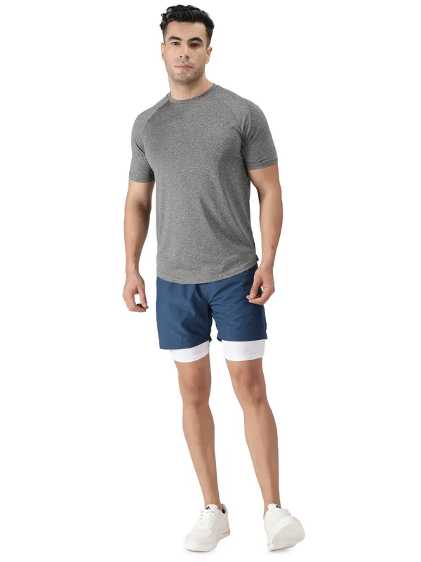 Dark_Grey_Polyester_Sleeve_Melange_T-Shirt_For_Men