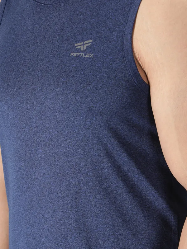 Indigo_Polyester_Sleeveless_Melange_Tanktop_For_Men