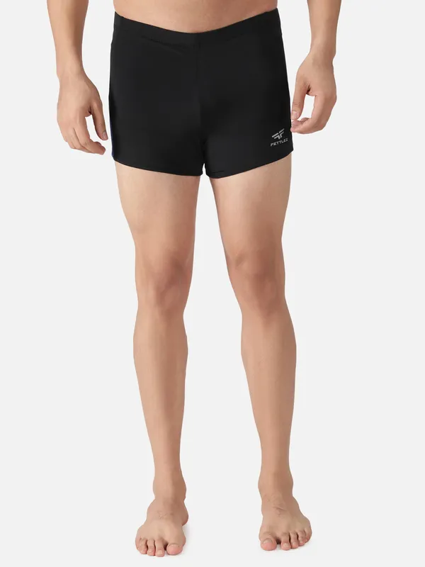 Black_Polyester_Splice_Aqua_Swim_Aqua_Short_For_Men