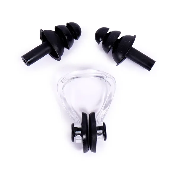 Black_Nose_Clip_&_Ear_Plugs_Set_For_Swimming_Suitable_For_Juniors_&_Adults