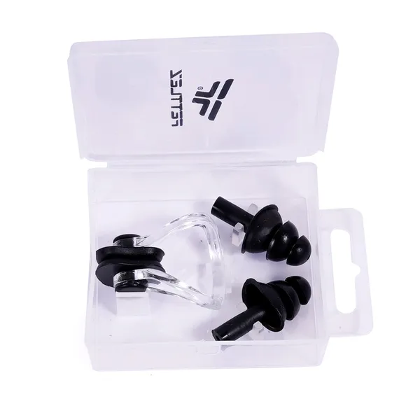 Black_Nose_Clip_&_Ear_Plugs_Set_For_Swimming_Suitable_For_Juniors_&_Adults