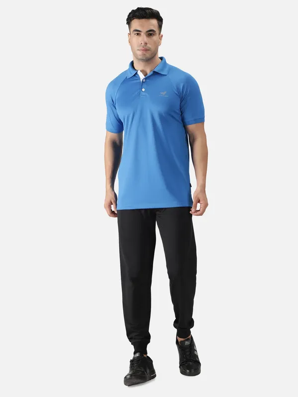 Aqua_Blue_Polyester_Classic_Polo_T-Shirt_For_Men
