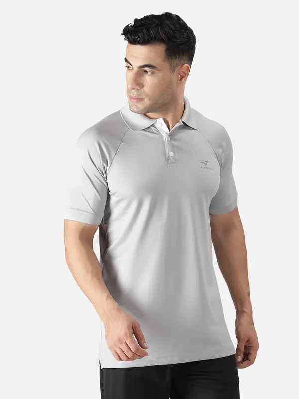 Light_Grey_Polyester_Classic_Polo_T-Shirt_For_Men