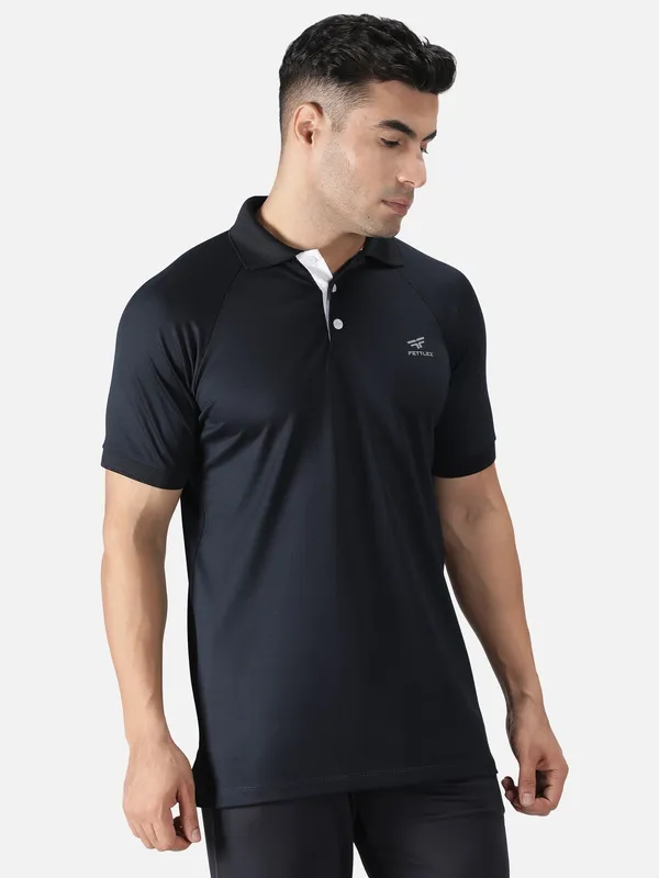 Navy_Blue_Polyester_Classic_Polo_T-Shirt_For_Men