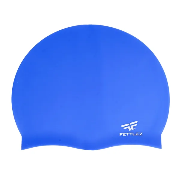 Blue_Polyester_Premium_Silicone_Swim_Junior_Cap_Waterproof,_Anti-Slip_&_Comfortable_Fit_For_Kids