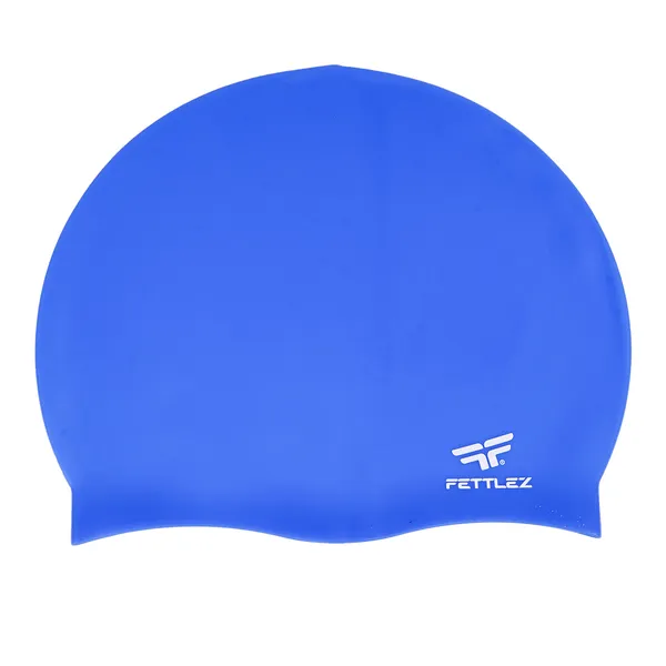 Blue_Polyester_Premium_Silicone_Swim_Junior_Cap_Waterproof,_Anti-Slip_&_Comfortable_Fit_For_Kids