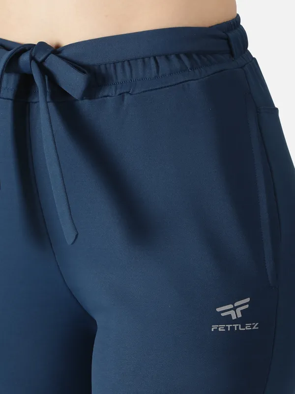 Classic_Blue_Polyester_Do-Knot-Jogger_Leggings_For_Women