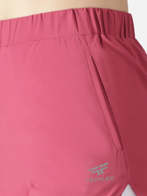 Pink_Polyester_Double_Layer_Running_Gymwear_Core_2-In-1_Shorts_&_Leggings_For_Women