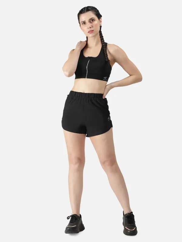 Black_Polyester_Fitness-Zip_Up_Sports_Tanktop_&_Sportsbra_For_Women