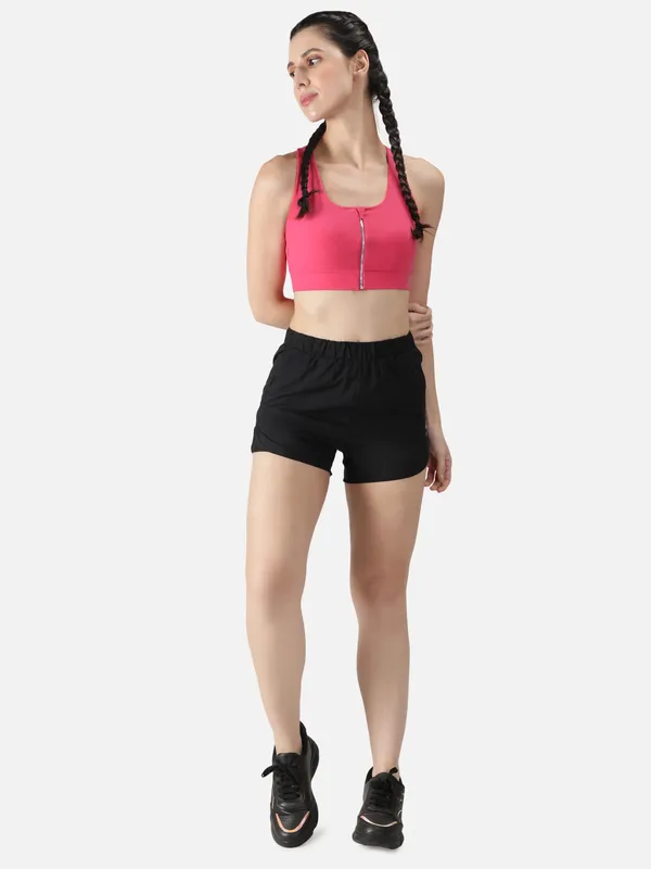Pink_Polyester_Fitness-Zip_Up_Sports_Tanktop_&_Sportsbra_For_Women