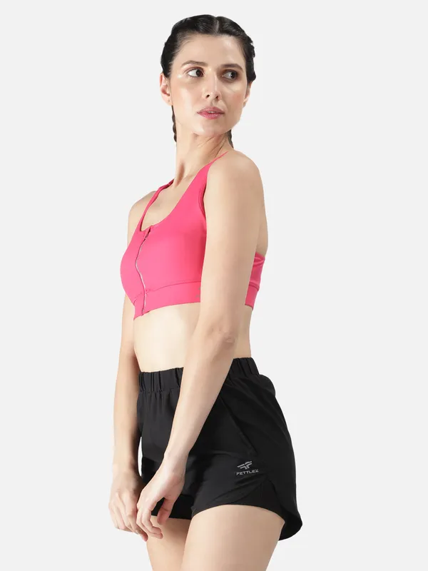 Pink_Polyester_Fitness-Zip_Up_Sports_Tanktop_&_Sportsbra_For_Women