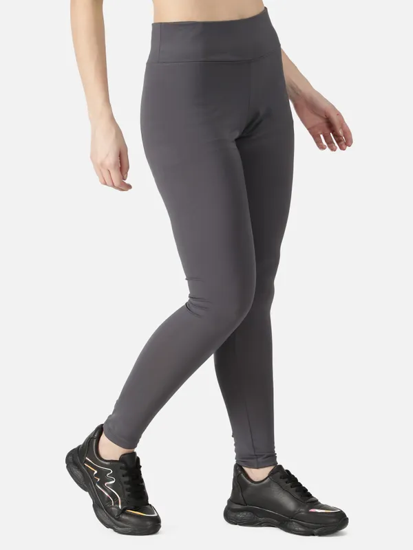 Dark_Grey_Polyester_Hera_High-Waisted_Leggings_For_Women