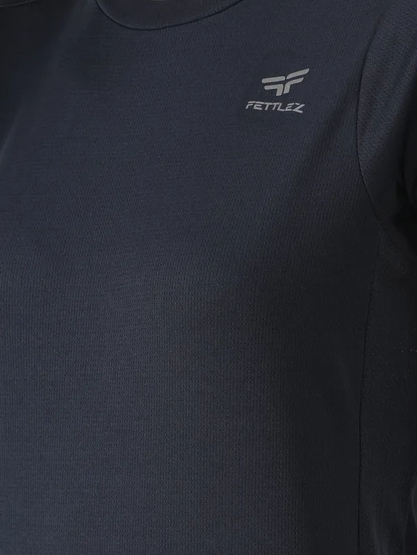 Navy_Polyester_Sleeve_Rapid_Dry_Running_Women_Tshirt_For_Women