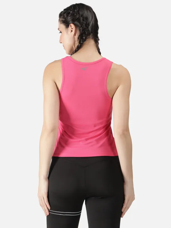 Pink_Polyester_Sleeveless_Primal_Tanktop_&_Sportsbra_For_Women