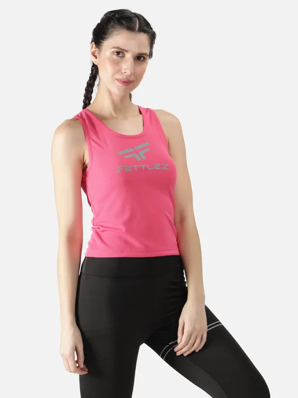 Pink_Polyester_Sleeveless_Primal_Tanktop_&_Sportsbra_For_Women