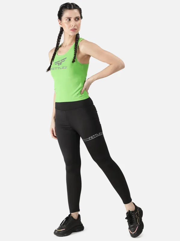 Neon_Green_Polyester_Sleeveless_Primal_Tanktop_&_Sportsbra_For_Women