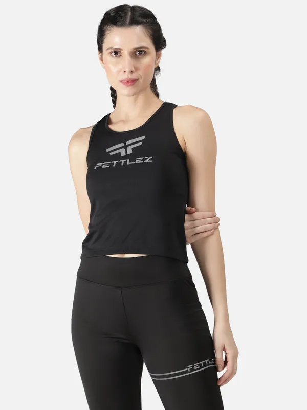 Black_Polyester_Sleeveless_Primal_Tanktop_&_Sportsbra_For_Women