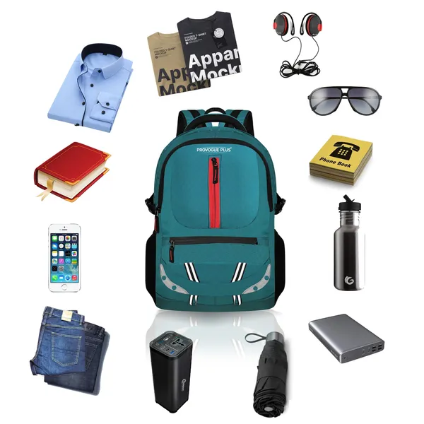 Blue_Waterproof_Fabric_Classy_Unisex_Casual_Office_Bag-With_Reflective_Strip_37_L_Laptop_Backpack