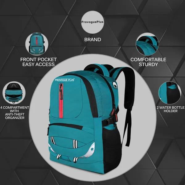 Blue_Waterproof_Fabric_Classy_Unisex_Casual_Office_Bag-With_Reflective_Strip_37_L_Laptop_Backpack