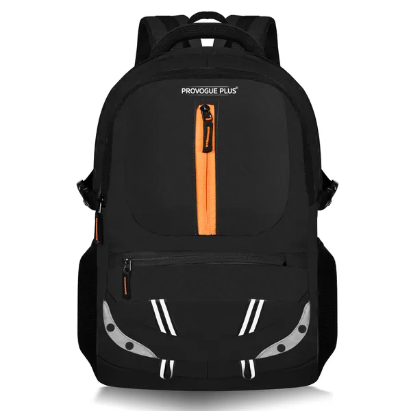 Black_Waterproof_fabric_Classy_Unisex_Casual_Office_Bag-With_Reflective_Strip_37_L_Laptop_Backpack