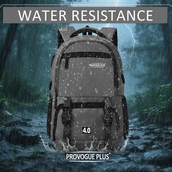 Grey_Waterproof_fabric_Discovery_4.0_Unisex_Office_Travel_Bag_With_Usb_Port_40_L_Laptop_Backpack
