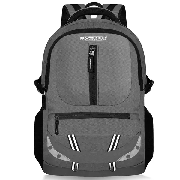 Grey_Waterproof_fabric_Classy_Unisex_Casual_Office_Bag-With_Reflective_Strip_37_L_Laptop_Backpack