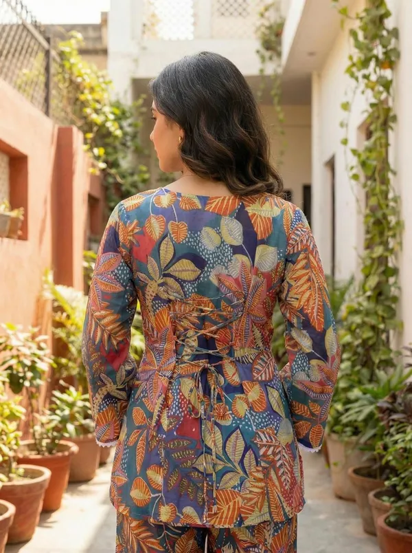 AM_Style_Leaf_Print_Short_Kurti